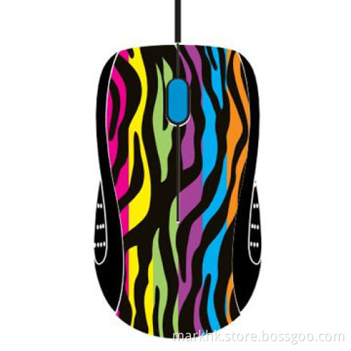 Water transfer printing wired mouse, gaming mouse